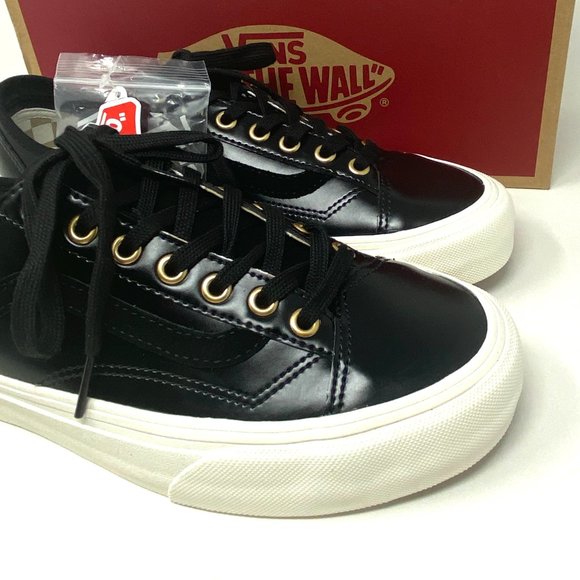 VANS Style 36 Decon SF Black Sneakers Patent Leather Women's Size 8 VN0A5HYRA1G - Picture 8 of 11